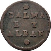 Italy Gazzetta Dalmatia et Albania ND KM# 5 DALMA E T ALBAN coin reverse Italy Gazzetta Dalmatia et Albania ND KM# 5 DALMA E T ALBAN coin reverse
