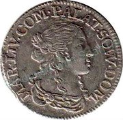 Italy Luigino Maria Livia 1658 KM# 48.1 MAR LIV COM PALAT SOW DOM coin obverse