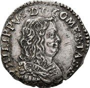 Italy Luigino Filippo Spinola 1662 KM# 50 PHILIPPVS D G COMES TASS coin obverse Italy Luigino Filippo Spinola 1662 KM# 50 PHILIPPVS D G COMES TASS coin obverse