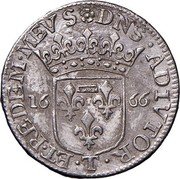 Italy Luigino Livia 1666 KM# 52.1 DNS ADIVTOR ET REDEM MEVS coin reverse Italy Luigino Livia 1666 KM# 52.1 DNS ADIVTOR ET REDEM MEVS coin reverse