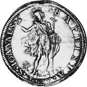 Italy Piastre Ferdinando II 1635 DAV# 4202 S IOANNES BAPTISTA coin reverse Italy Piastre Ferdinando II 1635 DAV# 4202 S IOANNES BAPTISTA coin reverse