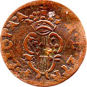 Italy Quattrino Pietro Leopoldo 1790 C# 12 CP A A M D LTN coin obverse Italy Quattrino Pietro Leopoldo 1790 C# 12 CP A A M D LTN coin obverse