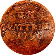 Italy Quattrino Pietro Leopoldo 1790 C# 12 UN QVATTRINO 1790 coin reverse Italy Quattrino Pietro Leopoldo 1790 C# 12 UN QVATTRINO 1790 coin reverse