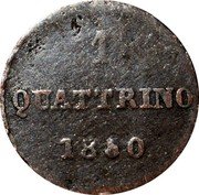 Italy Quattrino Leopoldo II 1850 C# 62a 1 QUATTRINO 1848 coin reverse Italy Quattrino Leopoldo II 1850 C# 62a 1 QUATTRINO 1848 coin reverse