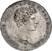Italy Quattro Fiorini Leopold II 1826 C# 74 LEOPOLDVS II D G P I A P R H ET B A A M D ETR P C coin obverse Italy Quattro Fiorini Leopold II 1826 C# 74 LEOPOLDVS II D G P I A P R H ET B A A M D ETR P C coin obverse
