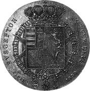 Italy Quattro Fiorini Leopold II 1830 C# 75 SVSCEPTOR NOSTER DEVS PISIS 1830 coin reverse Italy Quattro Fiorini Leopold II 1830 C# 75 SVSCEPTOR NOSTER DEVS PISIS 1830 coin reverse