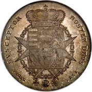 Italy 4 Fiorini Leopold II 1839 C# 75a SVSCEPTOR NOSTER DEVS PISIS 1839 coin reverse Italy 4 Fiorini Leopold II 1839 C# 75a SVSCEPTOR NOSTER DEVS PISIS 1839 coin reverse
