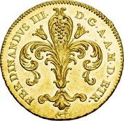Italy Ruspone Ferdinando III 1800 C# 39 FERDINANDVS III D G A A M D ETR coin obverse Italy Ruspone Ferdinando III 1800 C# 39 FERDINANDVS III D G A A M D ETR coin obverse