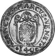 Italy Scudo Marco Foscarini 1762 ZD KM# 643 SANCTVS. MARCVS. VENET 140 coin reverse