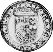 Italy Scudo D'oro Francesco Maria II ND (1605) FR# 1210 FRANC II D VRB DVX VI ET G coin obverse Italy Scudo D'oro Francesco Maria II ND (1605) FR# 1210 FRANC II D VRB DVX VI ET G coin obverse