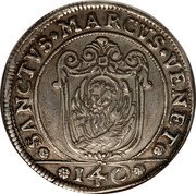 Italy Scudo (Alvise Mocenigo IV) KM# 665 SANCTVS MARCVS VENET 140 coin reverse Italy Scudo (Alvise Mocenigo IV) KM# 665 SANCTVS MARCVS VENET 140 coin reverse