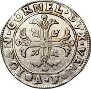 Italy Scudo Giovanni Corner I ND AF KM# 143 IOAN CORNEL DVX VEN G P coin obverse Italy Scudo Giovanni Corner I ND AF KM# 143 IOAN CORNEL DVX VEN G P coin obverse