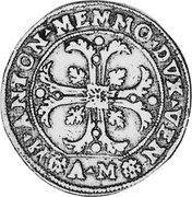 Italy Scudo Foliated Cross. Marcantonio Memmo ND AM KM# 51 M ANTON MEMMO DVX VEN(E) coin obverse Italy Scudo Foliated Cross. Marcantonio Memmo ND AM KM# 51 M ANTON MEMMO DVX VEN(E) coin obverse