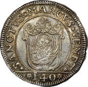 Italy Scudo Francesco Loredan ND GAC KM# 613 SANCTVS MARCVS VENET 140 coin obverse Italy Scudo Francesco Loredan ND GAC KM# 613 SANCTVS MARCVS VENET 140 coin obverse