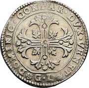 Italy Scudo Domenico Contarini ND GL KM# 308 DOMINIC CONTAR VENET G L coin obverse Italy Scudo Domenico Contarini ND GL KM# 308 DOMINIC CONTAR VENET G L coin obverse