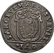 Italy Scudo Francesco Molin ND ZAB KM# 209 SANCTVS MARCVS VENET 140 coin reverse Italy Scudo Francesco Molin ND ZAB KM# 209 SANCTVS MARCVS VENET 140 coin reverse