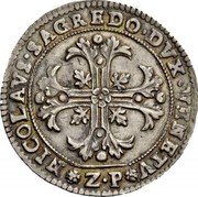 Italy Scudo Lion of St. Mark. Venice ND ZP KM# 340 NICOLAVS SAGREDO DVX. VENETV Z P coin obverse Italy Scudo Lion of St. Mark. Venice ND ZP KM# 340 NICOLAVS SAGREDO DVX. VENETV Z P coin obverse