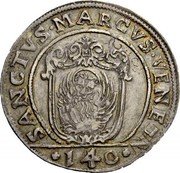 Italy Scudo Lion of St. Mark. Venice ND ZP KM# 340 SANCTVS MARCVS VENET 140 coin reverse Italy Scudo Lion of St. Mark. Venice ND ZP KM# 340 SANCTVS MARCVS VENET 140 coin reverse