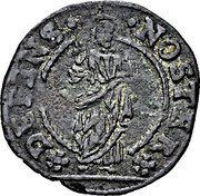 Italy Soldo Alvise Contarini ND KM# 348 DEFENS NOSTER coin reverse Italy Soldo Alvise Contarini ND KM# 348 DEFENS NOSTER coin reverse