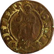 Italy Soldo Giovanni Pesaro ND KM# 278 DEFENS NOSTER coin reverse Italy Soldo Giovanni Pesaro ND KM# 278 DEFENS NOSTER coin reverse