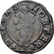 Italy Soldo Giovanni Corner I ND KM# 134 DEFENS NOSTER coin reverse Italy Soldo Giovanni Corner I ND KM# 134 DEFENS NOSTER coin reverse