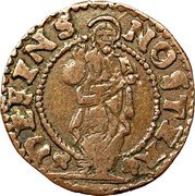 Italy Soldo Francesco Erizzo ND KM# 174 DEFENS NOSTER coin reverse Italy Soldo Francesco Erizzo ND KM# 174 DEFENS NOSTER coin reverse