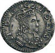 Italy Tari Carlo II 1697 RC KM# 64 CAROLVS II D G coin obverse Italy Tari Carlo II 1697 RC KM# 64 CAROLVS II D G coin obverse