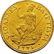 Italy Zecchino Pietro Leopoldo 1779 C# 27 S IOANNES BA PTISTA 1779 coin reverse Italy Zecchino Pietro Leopoldo 1779 C# 27 S IOANNES BA PTISTA 1779 coin reverse