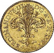 Italy Zecchino Ferdinando III 1791 C# 38 FERDINANDVS III D G A A M D ETR coin obverse Italy Zecchino Ferdinando III 1791 C# 38 FERDINANDVS III D G A A M D ETR coin obverse