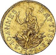Italy Zecchino Ferdinando III 1791 C# 38 BAPTISTA S IOANESS 1791 coin reverse Italy Zecchino Ferdinando III 1791 C# 38 BAPTISTA S IOANESS 1791 coin reverse