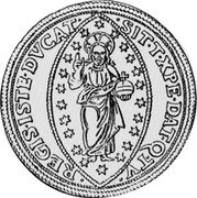 Italy Zecchino D'Argento Christ With Orb. Antonio Priuli ND GR KM# 99 SIT T XPE DAT Q TV REGIS ISTE DVCAT coin reverse Italy Zecchino D'Argento Christ With Orb. Antonio Priuli ND GR KM# 99 SIT T XPE DAT Q TV REGIS ISTE DVCAT coin reverse