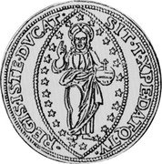 Italy Zecchino D'Argento Leonardo Donato ND ZPS KM# 23 SIT T XPE DAT Q TV REGIS ISTE DVCAT coin reverse Italy Zecchino D'Argento Leonardo Donato ND ZPS KM# 23 SIT T XPE DAT Q TV REGIS ISTE DVCAT coin reverse