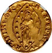 Italy Zecchino Pietro Grimani ND KM# 587 SIT T XPE DAT Q TV REGIS ISTE DVCA coin reverse Italy Zecchino Pietro Grimani ND KM# 587 SIT T XPE DAT Q TV REGIS ISTE DVCA coin reverse
