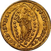 Italy Zecchino Christ in Beaded Ellipse. Leonardo Donato ND KM# 32 SIT T XPE DAT Q TV REGIS ISTE DVCAT coin reverse Italy Zecchino Christ in Beaded Ellipse. Leonardo Donato ND KM# 32 SIT T XPE DAT Q TV REGIS ISTE DVCAT coin reverse