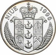 Niue 1 Dollar (Dolphins) NIUE 1996 coin obverse Niue 1 Dollar (Dolphins) NIUE 1996 coin obverse
