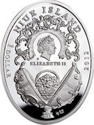 Niue 1 Dollar Napoleonic Egg 2012 mw Proof NIUE ISLAND ELIZABETH II 1 DOLLAR 2012 AG 925 coin obverse Niue 1 Dollar Napoleonic Egg 2012 mw Proof NIUE ISLAND ELIZABETH II 1 DOLLAR 2012 AG 925 coin obverse