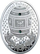 Niue 1 Dollar Napoleonic Egg 2012 mw Proof IMPERIAL FABERGE EGGS N coin reverse Niue 1 Dollar Napoleonic Egg 2012 mw Proof IMPERIAL FABERGE EGGS N coin reverse