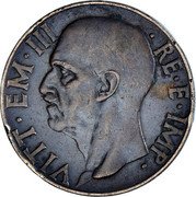 Italy 10 Centesimi Vittorio Emanuele III 1937 R Yr XV KM# 74 VITT EM III RE E IMP coin obverse Italy 10 Centesimi Vittorio Emanuele III 1937 R Yr XV KM# 74 VITT EM III RE E IMP coin obverse
