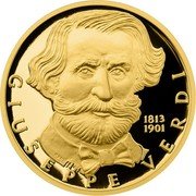 Niue 10 Dollars (Giuseppe Verdi) 1813 1901 OPPL GIUSEPPE VERDI coin reverse