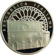 Italy 10 Euro Abruzzo Arts 2009 R Proof KM# 337 REPUBBLICA ITALIANA CASOL coin obverse