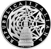 Italy 10 Euro City of Turin 2011 R Proof KM# 346 REPUBBLICA ITALIANA L. DE SIMONI coin obverse