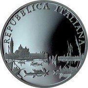 Italy 10 Euro 300th Anniversary of the Birth of Francesco Guardi 2012 R Proof KM# 354 REPUBBLICA ITALIANA coin obverse