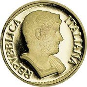 Italy 10 Euro 1900th Anniversary of Reign of Hadrian 2017 R Proof KM# 409 REPVBBLICA ITALIANA coin obverse Italy 10 Euro 1900th Anniversary of Reign of Hadrian 2017 R Proof KM# 409 REPVBBLICA ITALIANA coin obverse
