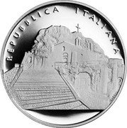 Italy 10 Euro Art of Sassi of Matera 2017 R Proof KM# 408 REPUBBLICA ITALIANA CASSOL coin obverse