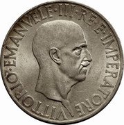 Italy 10 Lira Vittorio Emanuele III 1936 R Yr XIV KM# 80 VITTORIO EMMANUELE III RE E IMPERATORE coin obverse Italy 10 Lira Vittorio Emanuele III 1936 R Yr XIV KM# 80 VITTORIO EMMANUELE III RE E IMPERATORE coin obverse