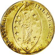 Italy 10 Zecchino Paolo Renier ND KM# 717 SIT T XPE DAT Q TV REGIS ISTE DVCAT coin reverse Italy 10 Zecchino Paolo Renier ND KM# 717 SIT T XPE DAT Q TV REGIS ISTE DVCAT coin reverse