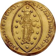 Italy 10 Zecchino Lodovico Manin ND KM# 761 SIT T XPE DAT Q TV REGIS ISTE DVCAT coin reverse Italy 10 Zecchino Lodovico Manin ND KM# 761 SIT T XPE DAT Q TV REGIS ISTE DVCAT coin reverse