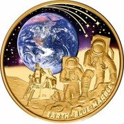 Niue 100 Dollars Earth. Blue Marble 2022 EARTH - BLUE MARBLE coin reverse Niue 100 Dollars Earth. Blue Marble 2022 EARTH - BLUE MARBLE coin reverse