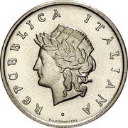 Italy 100 Lira 100th Anniversary Bank of Italy 1993 R KM# 171 REPUBBLICA ITALIANA E. L. FRAPICCINI coin obverse Italy 100 Lira 100th Anniversary Bank of Italy 1993 R KM# 171 REPUBBLICA ITALIANA E. L. FRAPICCINI coin obverse