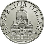Italy 1000 Lira 900th Anniversary Basilica of San Marco in Venice 1994 R KM# 165 REPVBBLICA ITALIANA U. PERNAZZA coin obverse